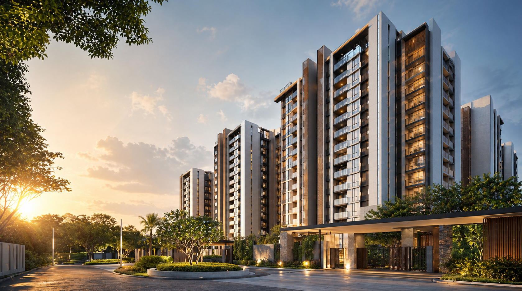 Modern ASBN apartment community